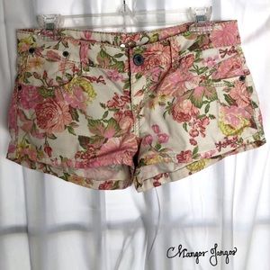 Rue21 Floral Jean shorts